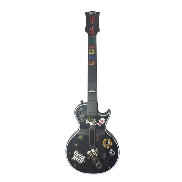 Guitare Guitar Hero Les Paul Sans Fil – Xbox 360 Et PC – Noire – Occasion